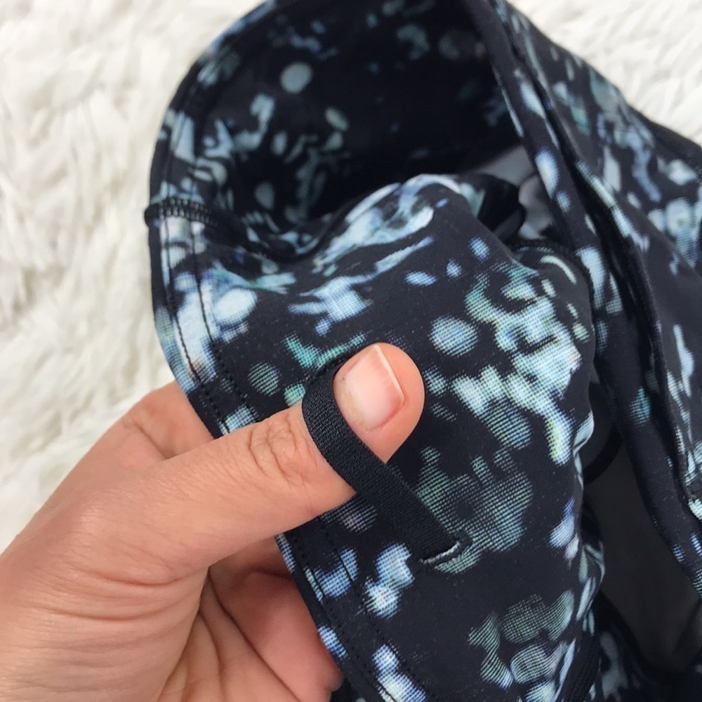 Lululemon Fast & Free Crop II *Nulux 19" Pixel Haze Multi Black - Picture 4 of 6